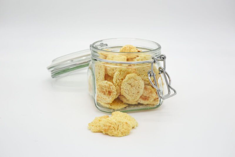 Ananas-Busserl im Glas